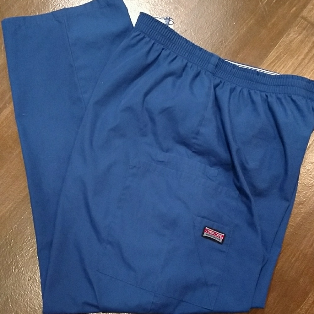 Royal blue Cherokee scrub pants